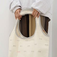 “ECO BAG” bag（青ストライプ）